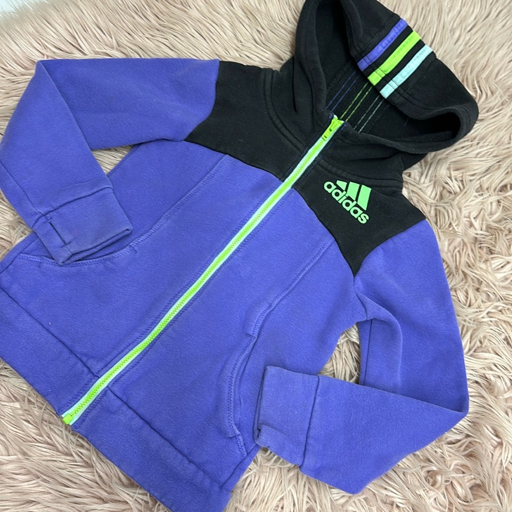 Girls Adidas zip up